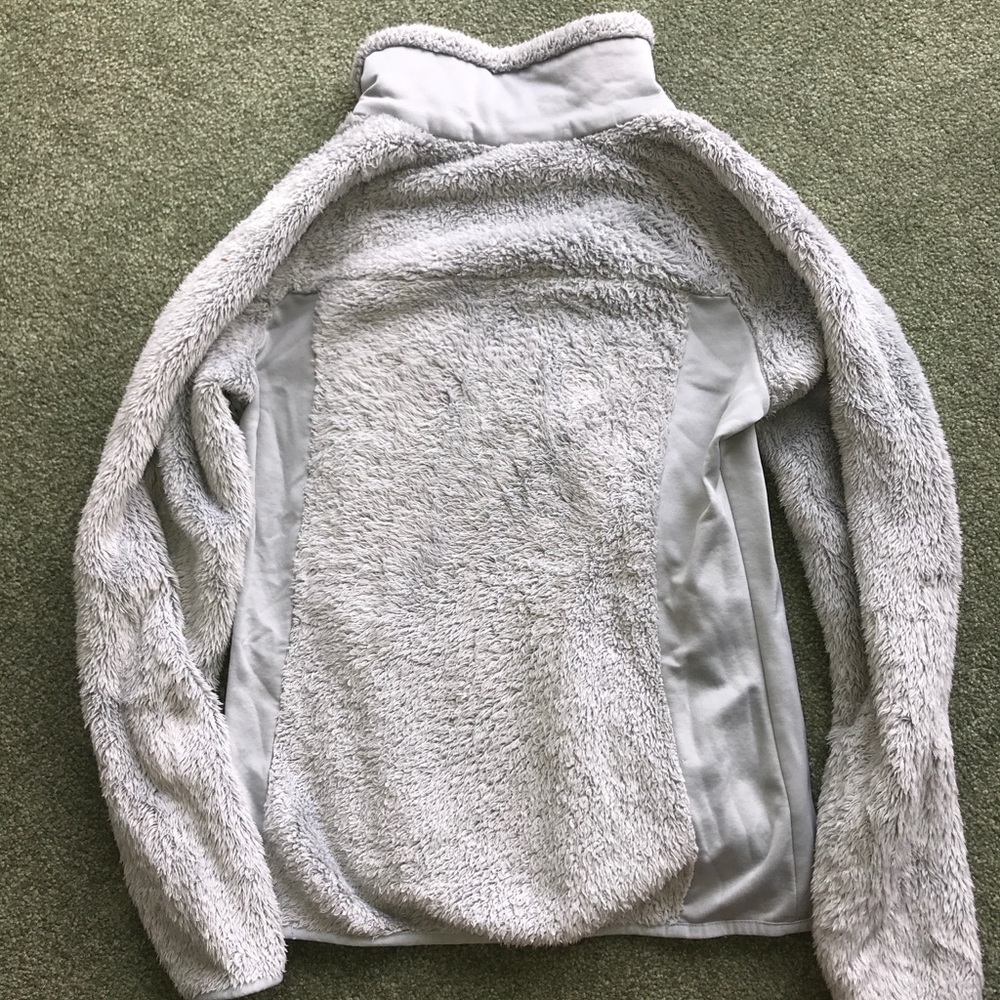 Gray Columbia Fleece Zip-Up Jacket